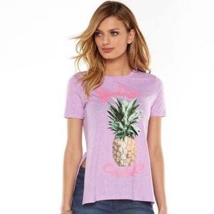 (juicy couture) 🍍 sequined pineapple top 🌟